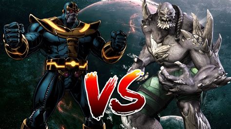 Thanos has endgame gear. . Doomsday vs thanos